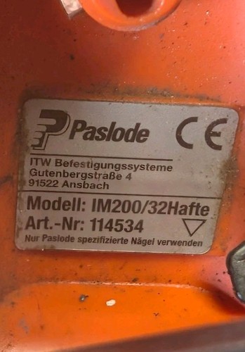 Paslode im200 32hafte cordless - paslode,